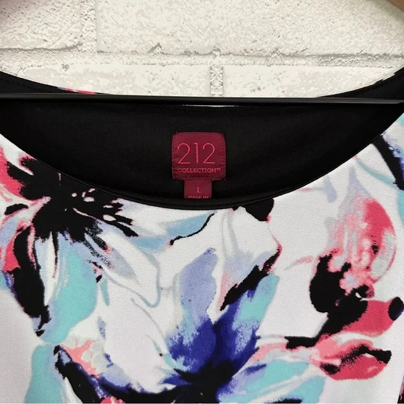 212 COLLECTION Floral Tie Waist Sleeveless Dress - Picture 4 of 10